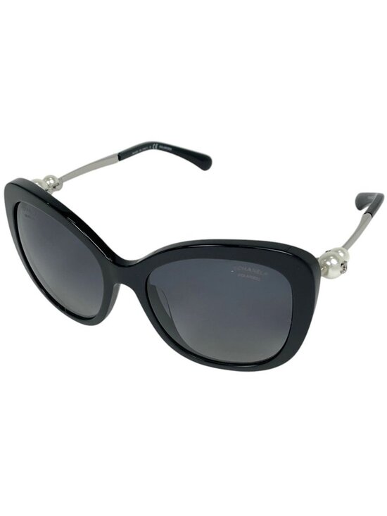 Chanel Accessories - Chanel Sunglasses CC Logo Acetate Fakepearl Black Eyewear